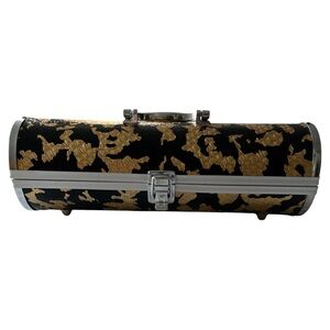 Never Been Used Hard-Shell Gold and Black Wine Carrier/Purse Perfect Condition